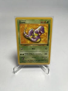 Vintage Pokemon Karte Ekans 56/82 Team Rocket Unlimited NM-Mint Zustand - Bild 1 von 7
