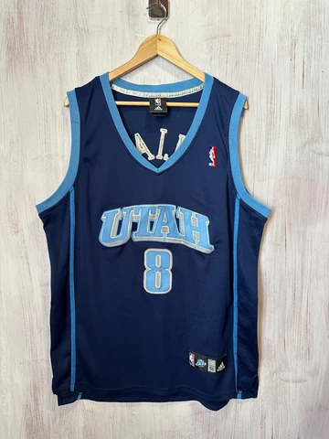 Utah Jazz #8 Deron Williams Size XL (52) Adidas basketball shirt jersey kit tee Cover