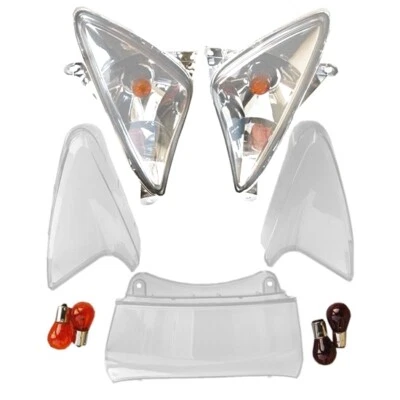 Kit Gemme Frecce Stop Trasparenti Yamaha T-Max TMAX 500 2001 2002 2003 2004 2005 - Immagine 1 di 4