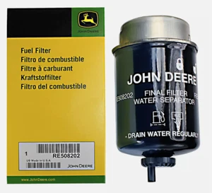 RE508202 John Deere Fuel Water Separator Fits 313 315 317 320 325 328 4120 4320 - Picture 1 of 1