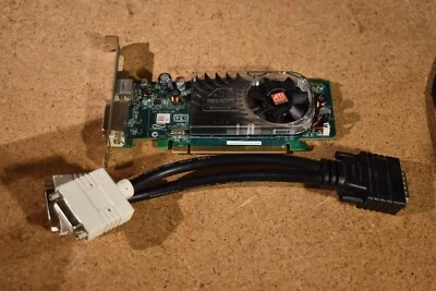 Dell ATI Radeon HD 2400 XT 256MB GDDR3 DMS-59 S-Video PCIe Video Card HW916 - Image 1 of 4