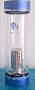 Gosoit, Hot, Cold, Infuser Bottle w/ Filter, Double Wall Glass, 9" Tall - Picture 1 of 3