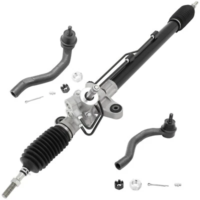 Power Steering Rack and Pinion + Outer Tie Rod for Honda Accord 2003 2004-2007 - Image 1 of 4