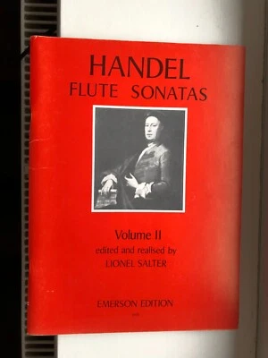 Handel: Flute Sonatas Volume 2 - Emerson Edition 6 Sonatas Score & Part - Image 1 of 4