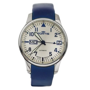 Fortis F-43 Flieger Big Day/Date LE Stainless Steel Blue Rubber 43mm 700.20.92 - Picture 1 of 5