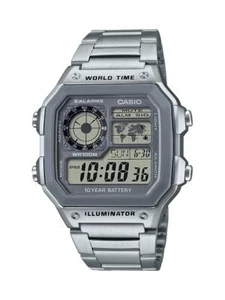 Casio AE1200WHD-7A 42 mm Silver Stainless Steel Men's Wristwatch - Picture 1 of 1