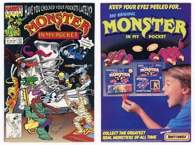 Monster In My Pocket #1 (VF 8.0) 1st appearance TV Show Coming Soon 1991 Harvey - Image 1 of 3