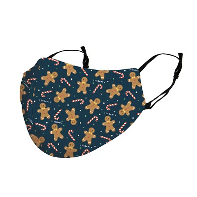 Legami - What a Mask! "Gingerbread Man" Limited Edition Reusable Face Mask - Image 1 of 3