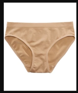 Maidenform Seamless Hipster Underwear Girls, SZ L (10/12) - Nude- DEFECT - Picture 1 of 9