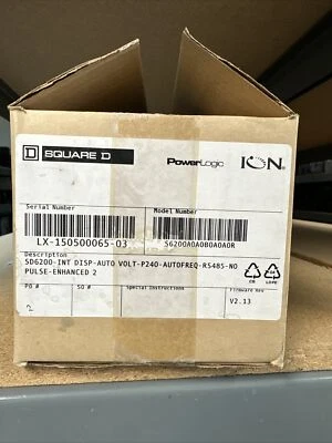 *NEW* PowerLogic ION 6200 Power Meter S6200A0A0B0A0A0R - Image 1 of 4