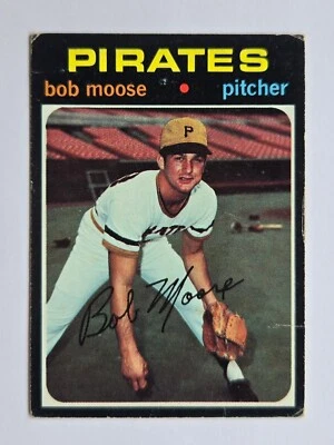 1971 Topps #690 Bob Moose (High #) - Pittsburgh Pirates - VGEX - Image 1 of 2