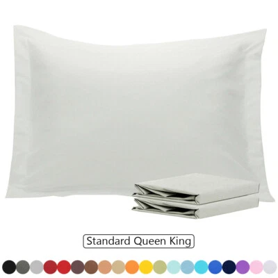 NTBAY 1800 Series Microfiber Decorative Pillow Shams 2 Piece King Queen Standard Size