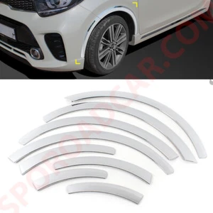 Exterior Chrome Fender Arch Cover Molding for Kia Picanto / Morning 2017- K-905 - Foto 1 di 7