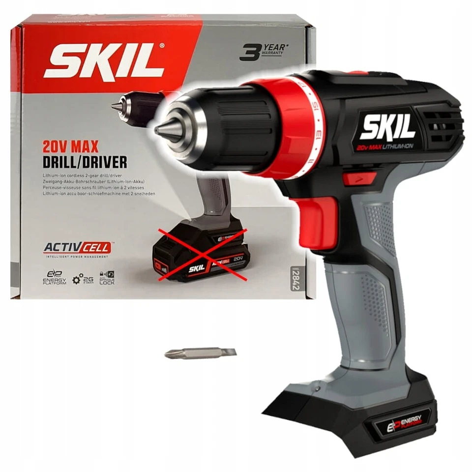 Perceuse visseuse sans fil Skil 20V 2842 CA (sans batterie) - Photo 1/1