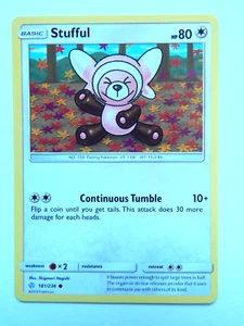 Stufful 181/236 NM Pokemon TCG Karte Cosmic Eclipse ENG 2019 farblos üblich - Bild 1 von 2
