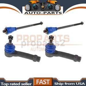 Mevotech 4X Front Inner Front Outer Steering Tie Rod End For 1999-2007 GMC