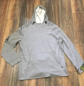 Tek Gear DryTEK Men's gray Double Knit Pullover athletic Hoodie Size XXL  - Picture 1 of 3