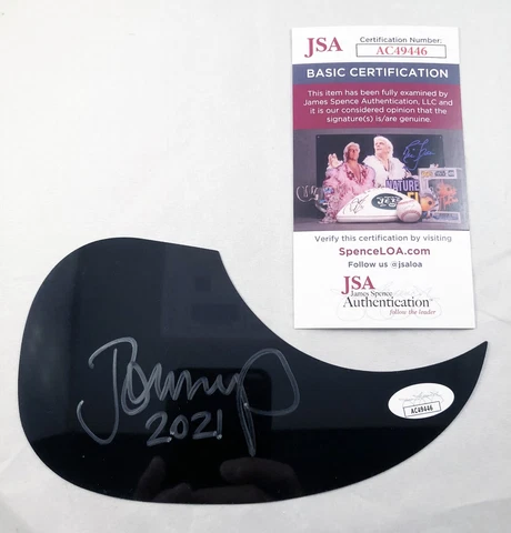 John Mellencamp Signed Acoustic Pickguard JSA 1 COA Cover