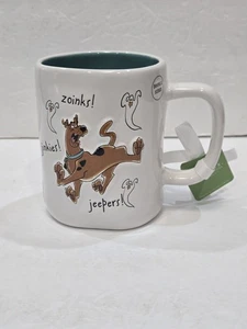 Rae Dunn x Scooby Doo Ghost „Zoinks Keepers „RUH ROH!“ Doppelseitige Keramiktasse - Bild 1 von 4