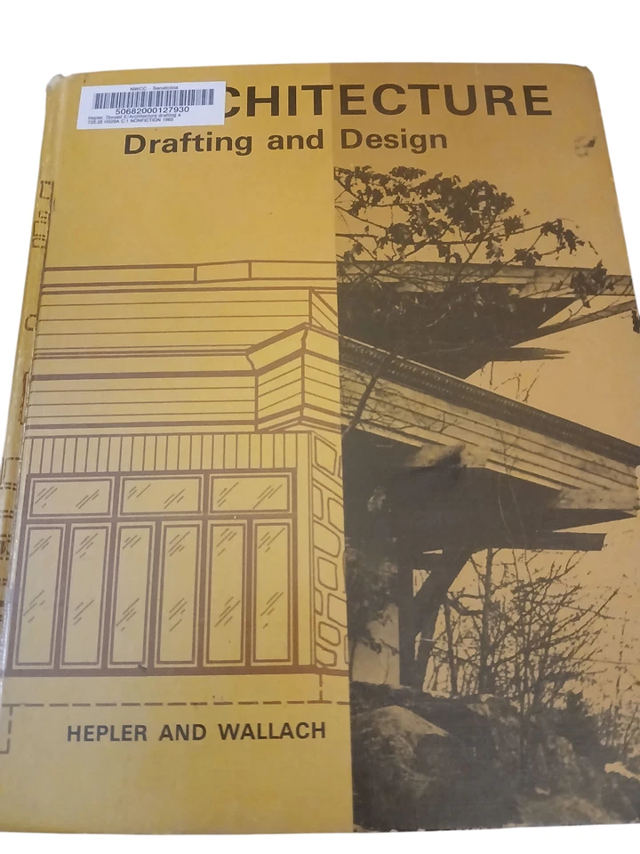 Architecture Drafting and Design Hepler Wallach 1965 McGraw-Hill - Image 1 of 4