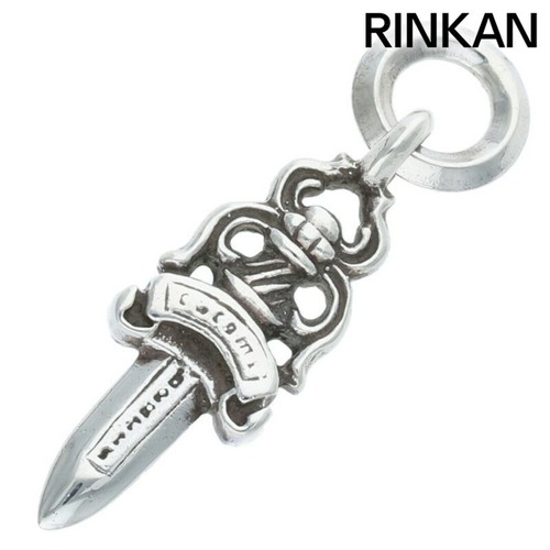 CHROME HEARTS cuori cromati #5DAGGER #5ダーチャーム charm argento collana top per uomo usato523