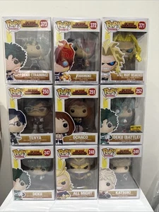 9 Funko Pop My Hero Academia Collectible Figures Full Set Tenya #250 - Picture 1 of 6