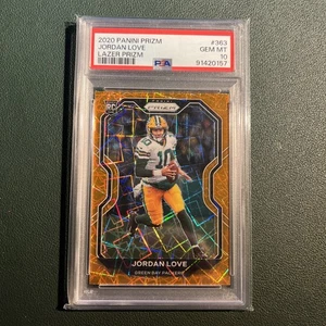 2020 PANINI PRIZM JORDAN LOVE #363 ORANGE LAZER PRIZM SP PSA 10 GEM MT RC ROOKIE - Bild 1 von 2