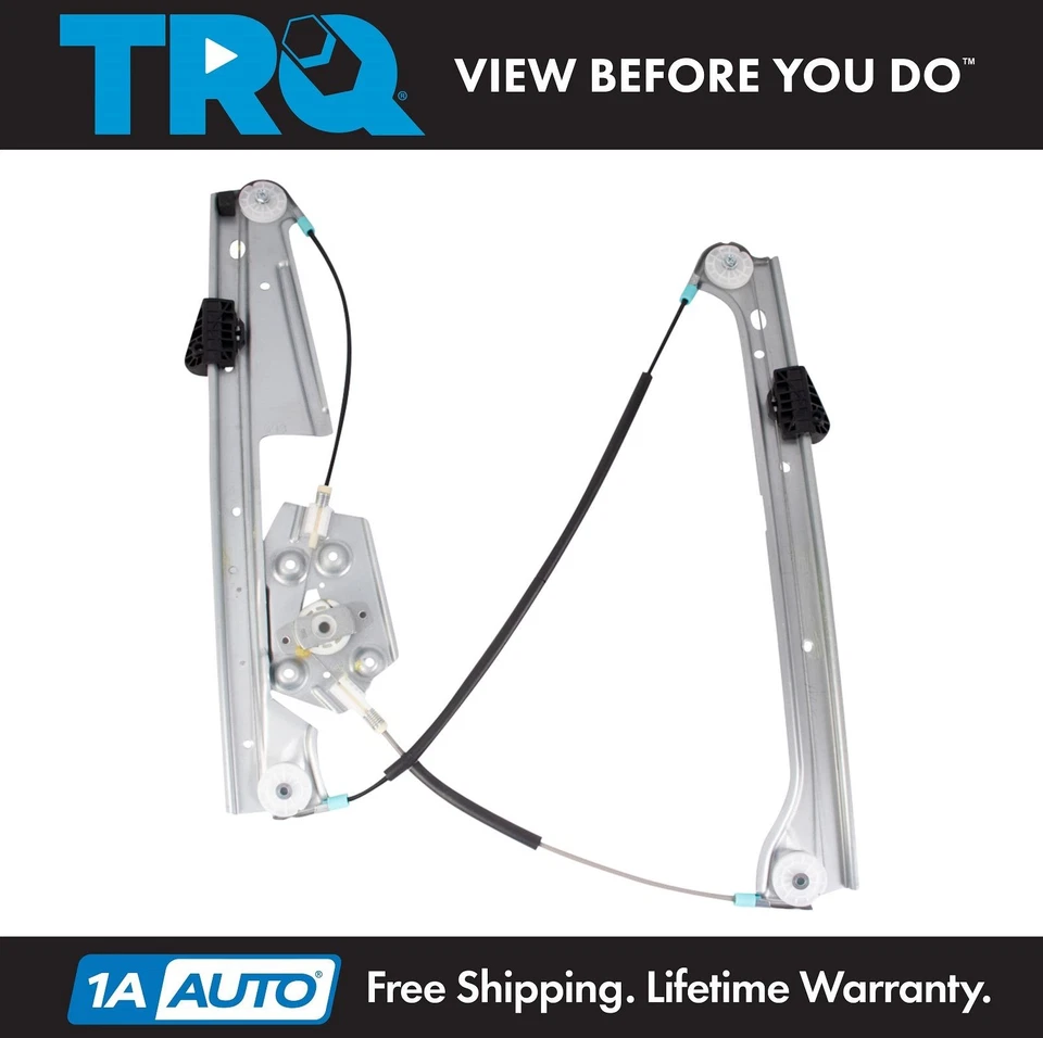 TRQ Front Power Window Regulator Passenger Side Right RH for BMW 7 Series E65 Foto 1 de 4