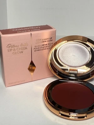 Almohada Charlotte Tilbury Talk brillo de labios y mejillas, color de pasión nueva en caja 2,5 g 0,08 oz Foto 1 de 4
