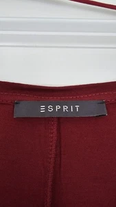 Esprit Bluse, 3/ 4 Arm  Weinrot, Gr: L, Viskose - Bild 1 von 6
