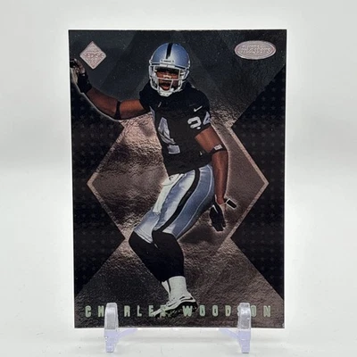1998 Collector's Edge Masters Charles Woodson RC /5000 Oakland Raiders #S190 - Image 1 of 2