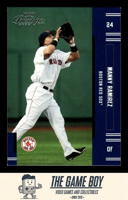 2005 Playoff Prestige #124 Manny Ramirez Boston Red Sox - Image 1 of 2