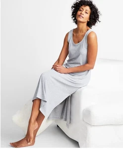 State of Day Women's Gray Modal Blend Ribbed Tank Nightgown Pajamas NWT Size Med - Picture 1 of 3