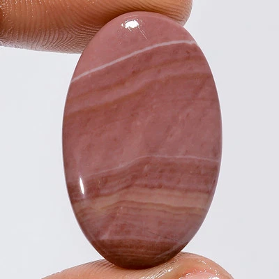 100% Natural Red Agate Oval Shape Cabochon Gemstone 22 Ct. 29X18X3 mm EE-51210 - Image 1 of 2