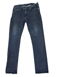 7 for All Mankind Men's Slimmy Dark Blue Wash Jeans W36 L33 - Picture 1 of 23