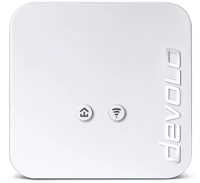 devolo dLAN 550 WiFi Wlan Powerline Steckdosen Adapter 500 Mbps 1 LAN Port - Bild 1 von 2