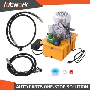 Labwork Electric Hydraulic Pump Single Acting 10000 PSI 8L 0.7L/min 750W - Picture 1 of 24