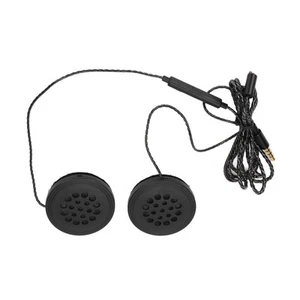 Nowy zestaw słuchawkowy kasku motocyklowego T33 przewodowy stereo 3,5 mm kask wyścigowy słuchawki do - Zdjęcie 1 z 22