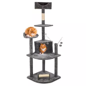 More details for large cat tree tower scratching post kitten condo activity centre climbing frame