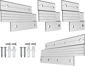 8 Pcs French Cleat Picture Hanger 2"/4"/6" Aluminum Z Hanger Wall Mounting - Picture 1 of 11