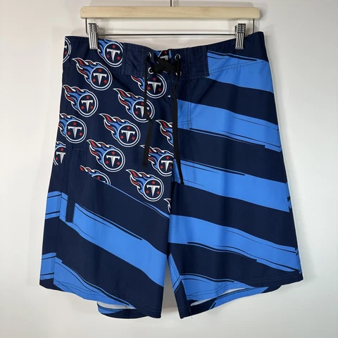 NFL Team Apparel Tennessee Titans Football Board Shorts Mens Medium M Cover