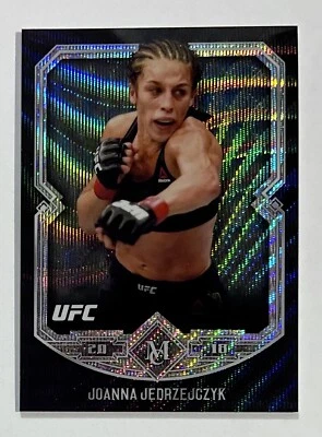 2018 Topps Museum Collection UFC Joanna Jedrzejczyk Black Wave SP # /99 - Image 1 of 2