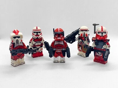 Lego Star Wars Coruscant Guard Commander Fox ARF Trooper ARC Trooper Clones