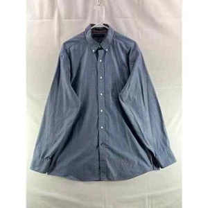 Tommy Hilfiger Herrenhemd mit Knopfleiste 16-1/2 blau normal-bügeleisenfrei Langarm - Bild 1 von 7