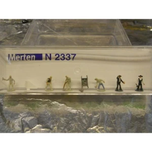 ** Merten N 2337 Figurenpackung Maurer und Zimmerleute 6 1:160 N Maßstab - Bild 1 von 1