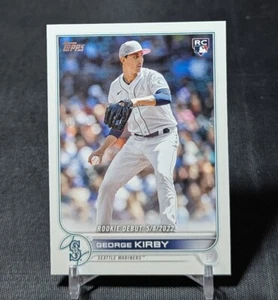 George Kirby MLB Debut Rookie RC 2022 Topps Update Card #US290 Seattle Mariners - Picture 1 of 2