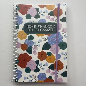 Home Finance Bill Organizer w/ Pockets Monthly Budget Planner Multi Floral - Picture 1 of 5