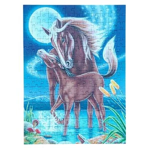 Ravensburger Star Line Super 200 Horses Moonlight Painting Glow in Dark Puzzle - Picture 1 of 5