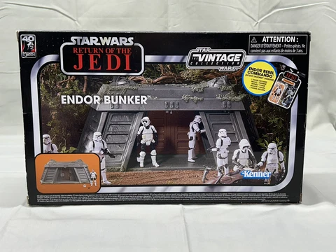 Star Wars The Vintage Collection ENDOR BUNKER Playset. BOX ONLY See Description Cover
