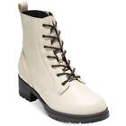 Cole Haan Womens Camea Zipper Combat & Lace-up Boots Shoes BHFO 3751